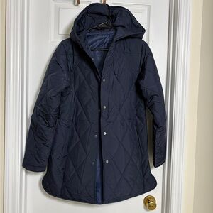 Women's Quilted Navy Jacket